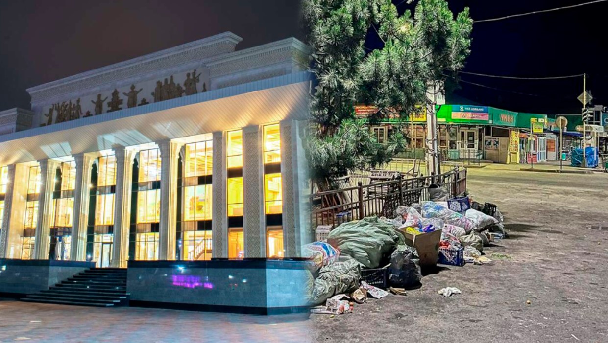 При дворцах, но в грязи